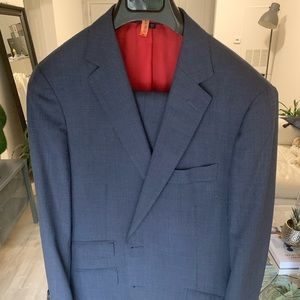 Suitsupply light blue slim-fitted suit 42R